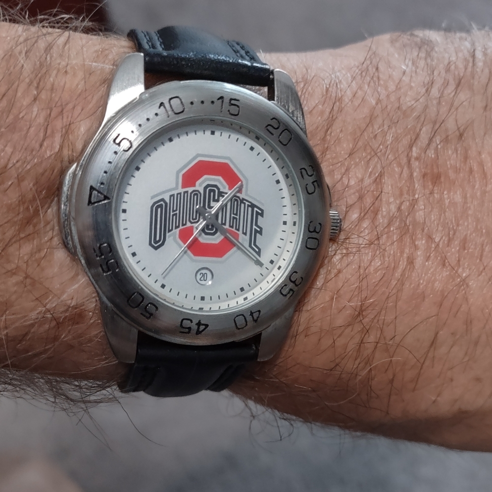 Men's Sport Leather Watch by Suntime